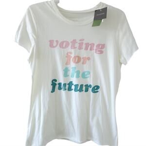 NEW Grayson Threads Voting for the Future Ladies Tee Tshirt Medium Short Sleeve
